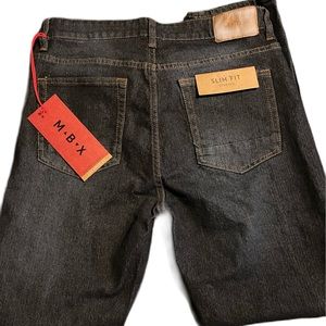 NWT mbx men slim fit jeans 34x30